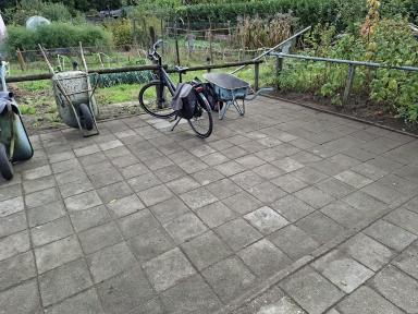 De ingang is weer netjes